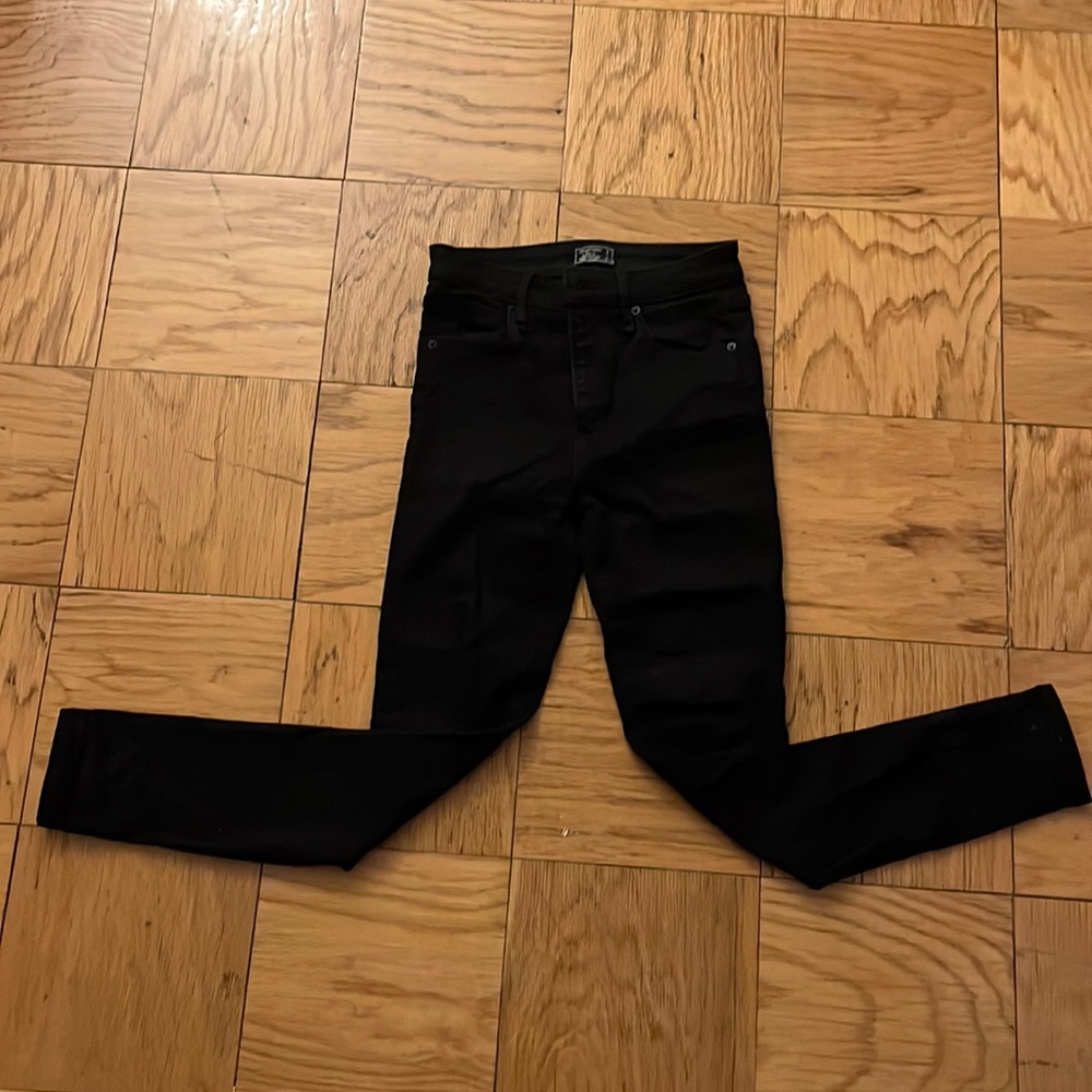 Abercrombie&Fitch High Rise Super Skinny Black Jeans